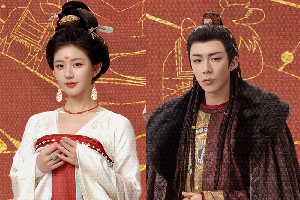 Zhao Lusi and Liu Yuning in "The Pearl Curtain". Photo: Weibo