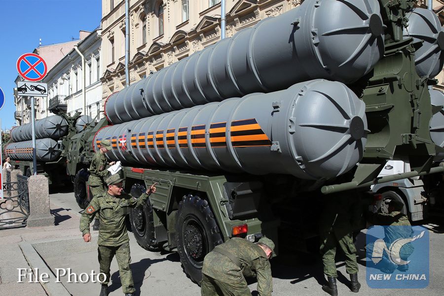 He thong ten lua S-400 cua Nga. Anh: Xinhua