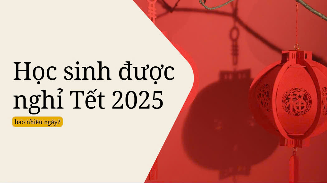 How many days off do students get for Tet 2025?