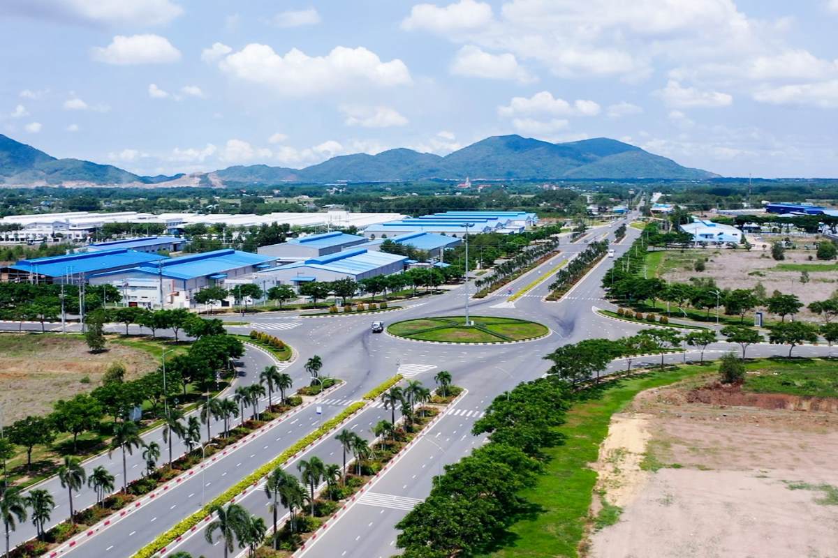 A corner of Chau Duc Industrial Park is attracting the attention of investors. Photo: Quang Vinh