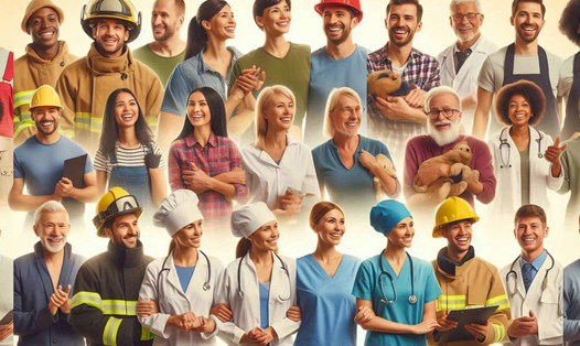 Lòng tốt cũng có thể nâng cao vẻ đẹp ngoại hình. Ảnh - AI: Ngọc Thùy