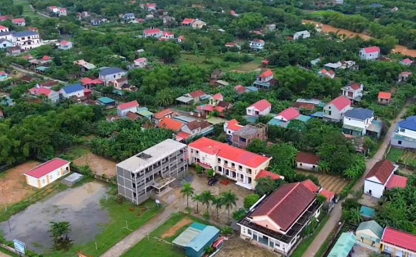 Phu Hoa commune will be merged with Canh Hoa commune to form Phu Canh commune. Photo: Nguyen Khanh