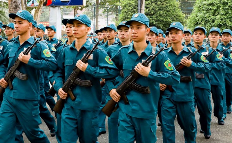The Vietnam Militia and Self-Defense Force is one of four groups proposed to be awarded the Ho Chi Minh Order. Photo: VGP