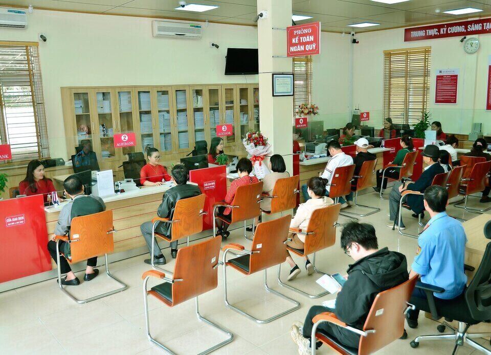 Agribank increased deposit interest rates in December 2024, reaching a maximum of 4.8%/year. Photo: Agribank.