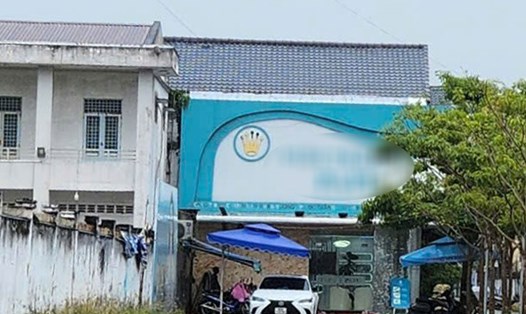 Một cơ sở làm đẹp ở Sóc Trăng - nơi người dân phản ánh đã thực hiện phẫu thuật nâng mũi khi chưa có giấy phép. Ảnh: Bạn đọc cung cấp