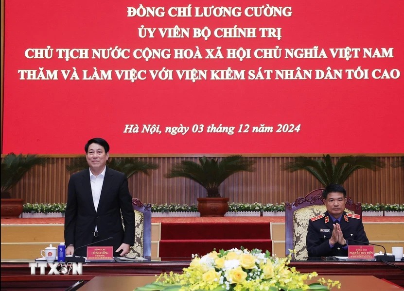 Chu tich nuoc Luong Cuong nhac toi yeu cau