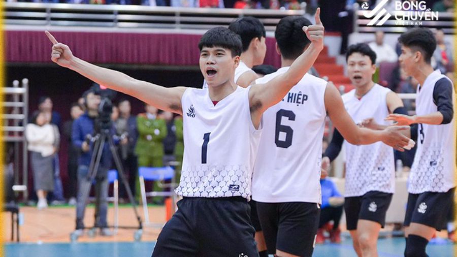 Border Guard Men's Team at the 2024 National Volleyball Championship. Photo: Vietnam Volleyball