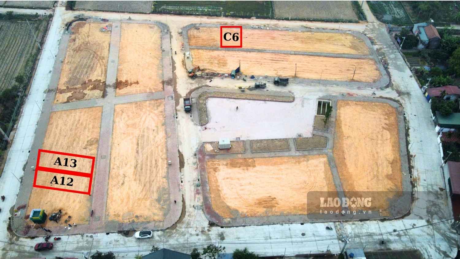 Khu đất đấu giá Sóc Sơn, Hà Nội. Ảnh: Như Hạ