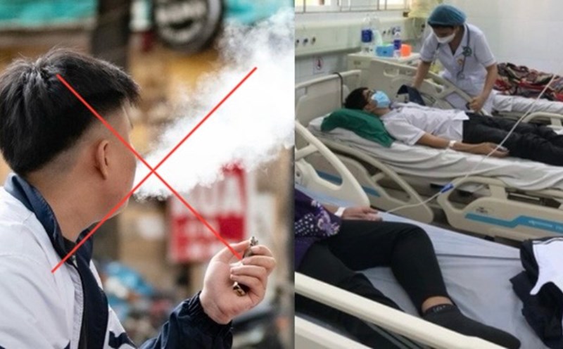 Young people are easily lured by new generation cigarettes. Graphics: Huong Giang