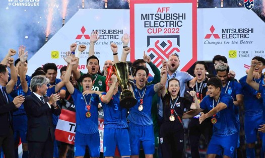 Tuyển Thái Lan là ứng viên số 1 cho ngôi vô địch AFF Cup 2024. Ảnh: FAT
