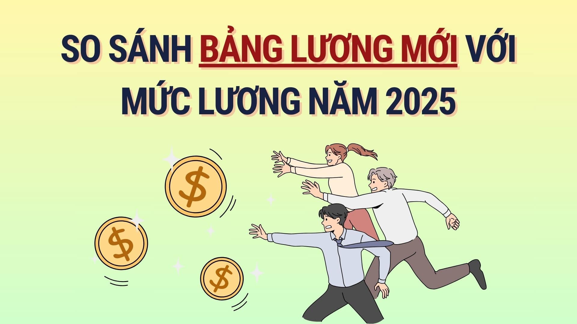 What changes does the new salary table have compared to the salary level in 2025? Graphics: Hoang Le