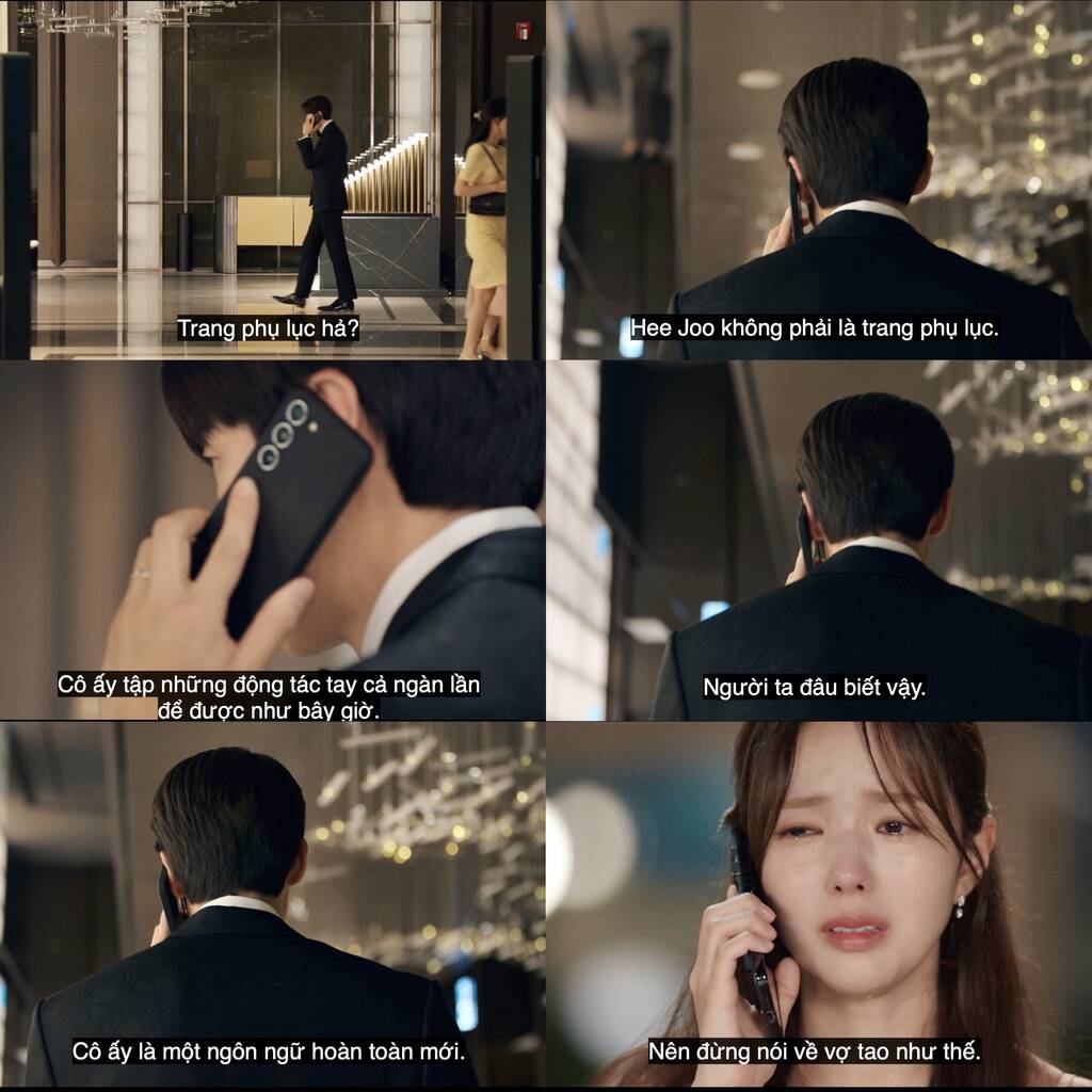 Baek Se Eon bao ve Hee Joo khi nghe duoc nhung loi ha thap vo minh. Anh: Nha san xuat