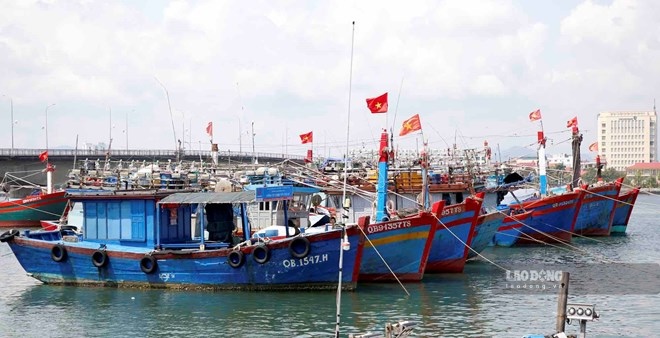 Quang Binh reports on fishing boats experiencing connection loss. Photo: Cong Sang