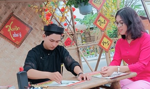 Đa dạng các hoạt động tại Lễ hội Tết Việt Ất Tỵ tại huyện Hòa Vang (TP Đà Nẵng). Ảnh: Nguyễn Linh