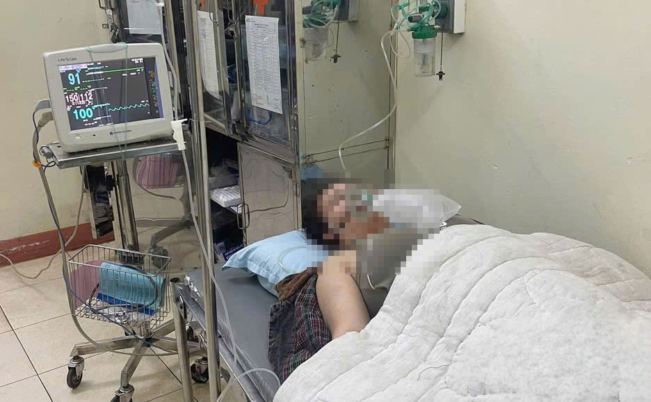 Woman hospitalized for CO poisoning. Photo: Ha Lien