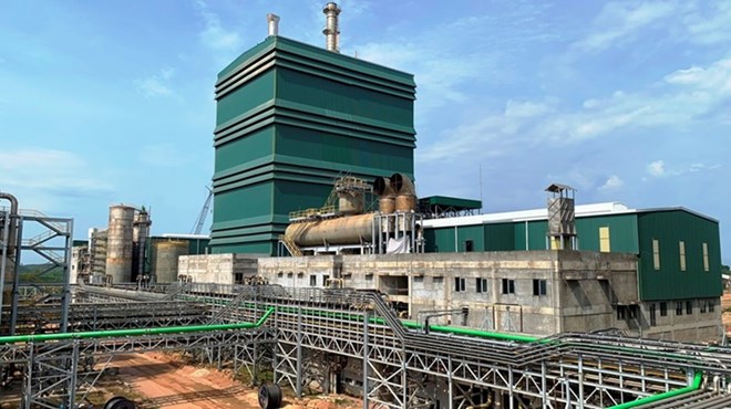 VNT-19 Pulp and Paper Factory is built in Binh Son District, Quang Ngai Province. Photo: Vien Nguyen