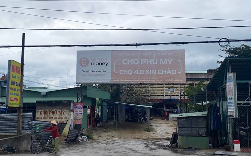 Phu My Market (Phu My town, Phu My district, Binh Dinh province). Photo: Ho Huynh