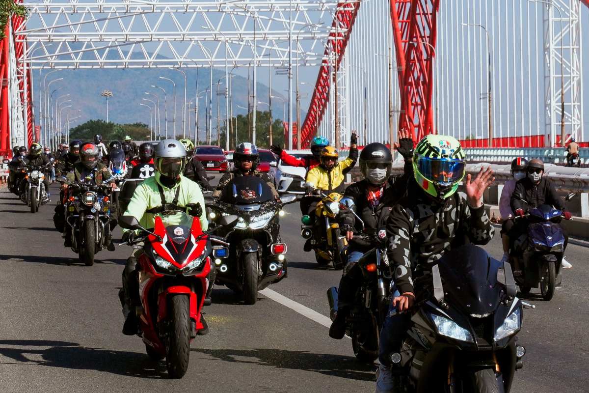 Vung Tau has diverted traffic, waiting for bikers to participate in the local Honda Biker Rally event. Illustration: Organizing Committee
