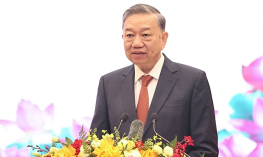 Tổng Bí thư Tô Lâm phát biểu tại hội nghị. Ảnh: VGP