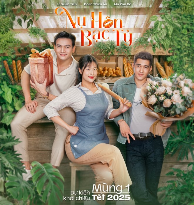 Poster “Nu hon bac ty“. Anh: Nha san xuat