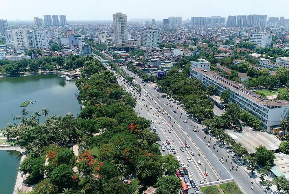 Hai Ba Trung District, Hanoi established 4 new wards. Photo: Viet Thinh