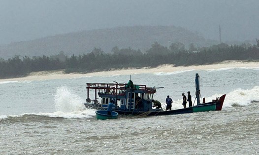 Tàu cá ngư dân Phú Yên hoạt động trên biển. Ảnh: Thư Kỳ