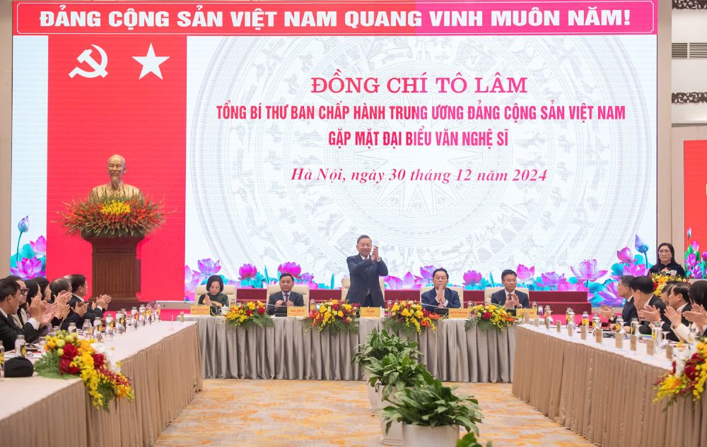 Tổng Bí thư Tô Lâm tại Hội nghị gặp mặt