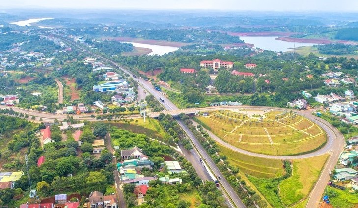 In 2024, the state budget revenue in Gia Nghia city will exceed 1,130 billion VND. Photo: Ngo Minh Phuong