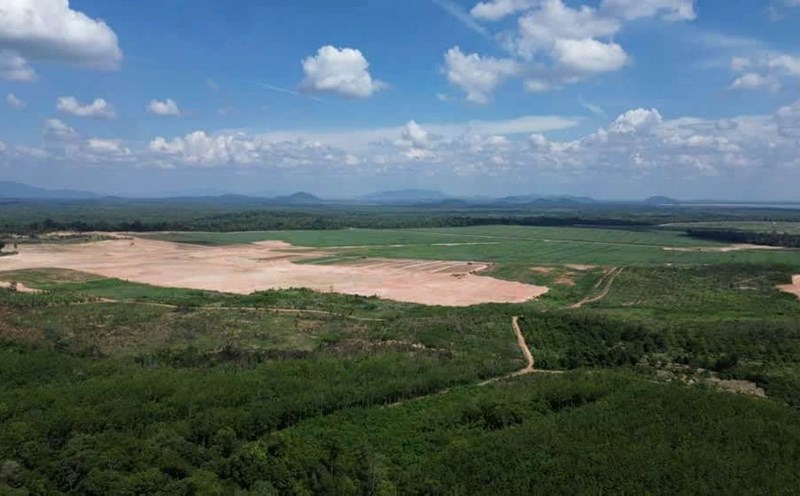 Some agricultural and forestry land areas in Ea Sup district, Dak Lak province have not been exploited effectively. Photo: Bao Trung