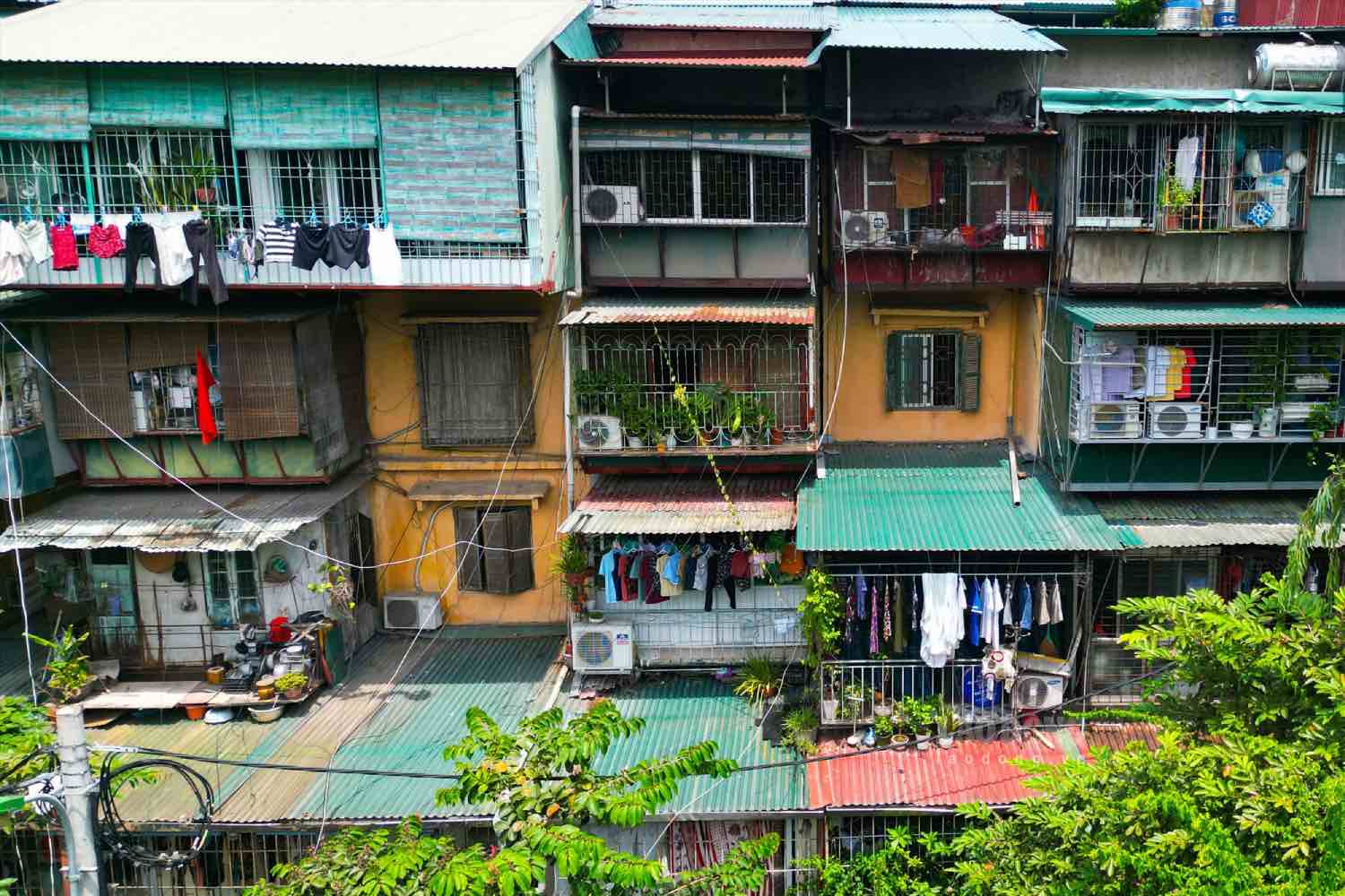 Nghia Tan residential area (Cau Giay district, Hanoi). Photo: Tung Giang