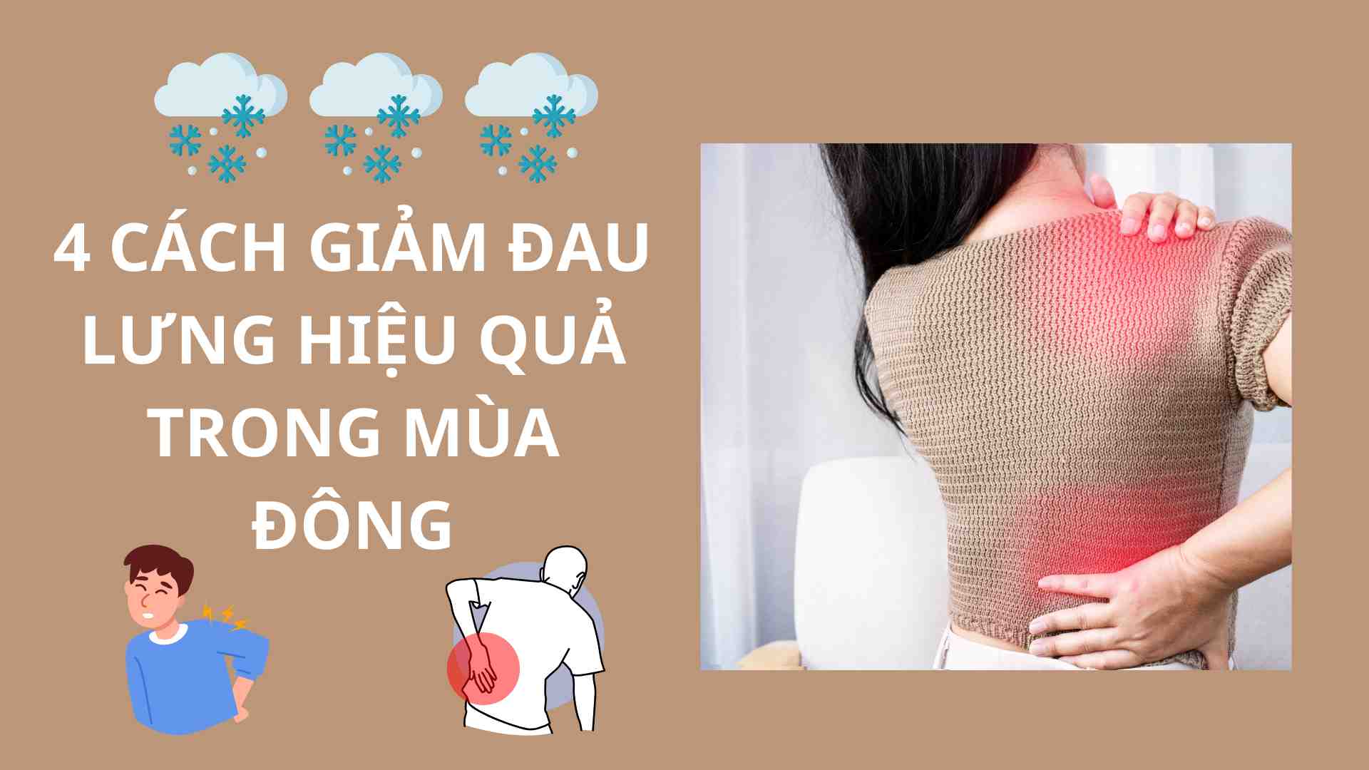 4 effective ways to relieve back pain in winter.