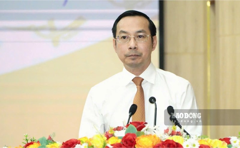 Chairman of Kien Giang Provincial People's Committee Nguyen Thanh Nhan affirmed that 2024 will be a successful year in all fields. Photo: Nguyen Anh