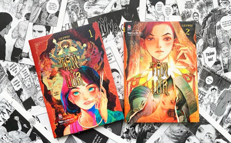 Comic book "Fire Remnants" volume 2 by author Lilywiu continues to be introduced to Vietnamese readers. Photo: Publishing House