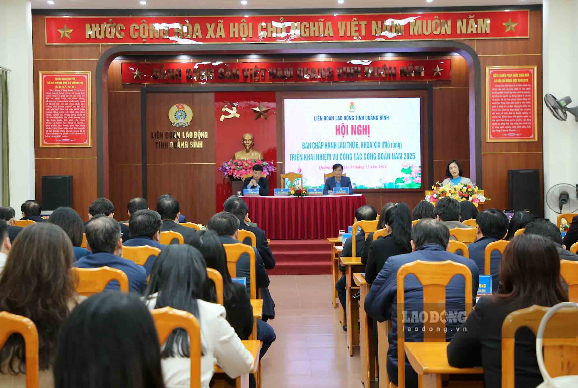 Năm 2025, LĐLĐ Quảng Bình đặt mục tiêu phát triển mới 3.716 đoàn viên. Ảnh: CÔNG SÁNG