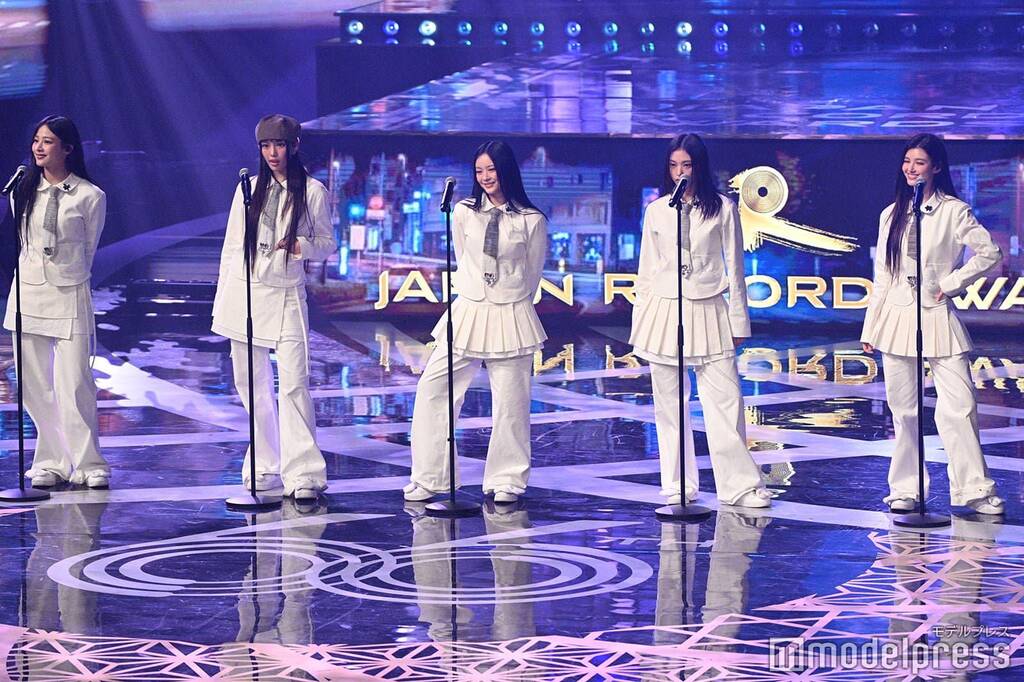 NewJeans attends the Japan Record Awards 2024. Photo: X