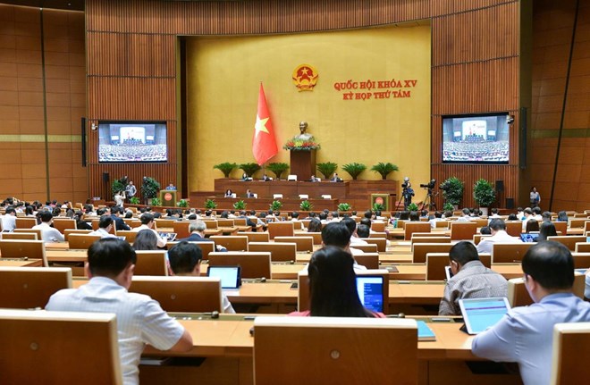 8th session, 15th National Assembly. Photo: Pham Thang