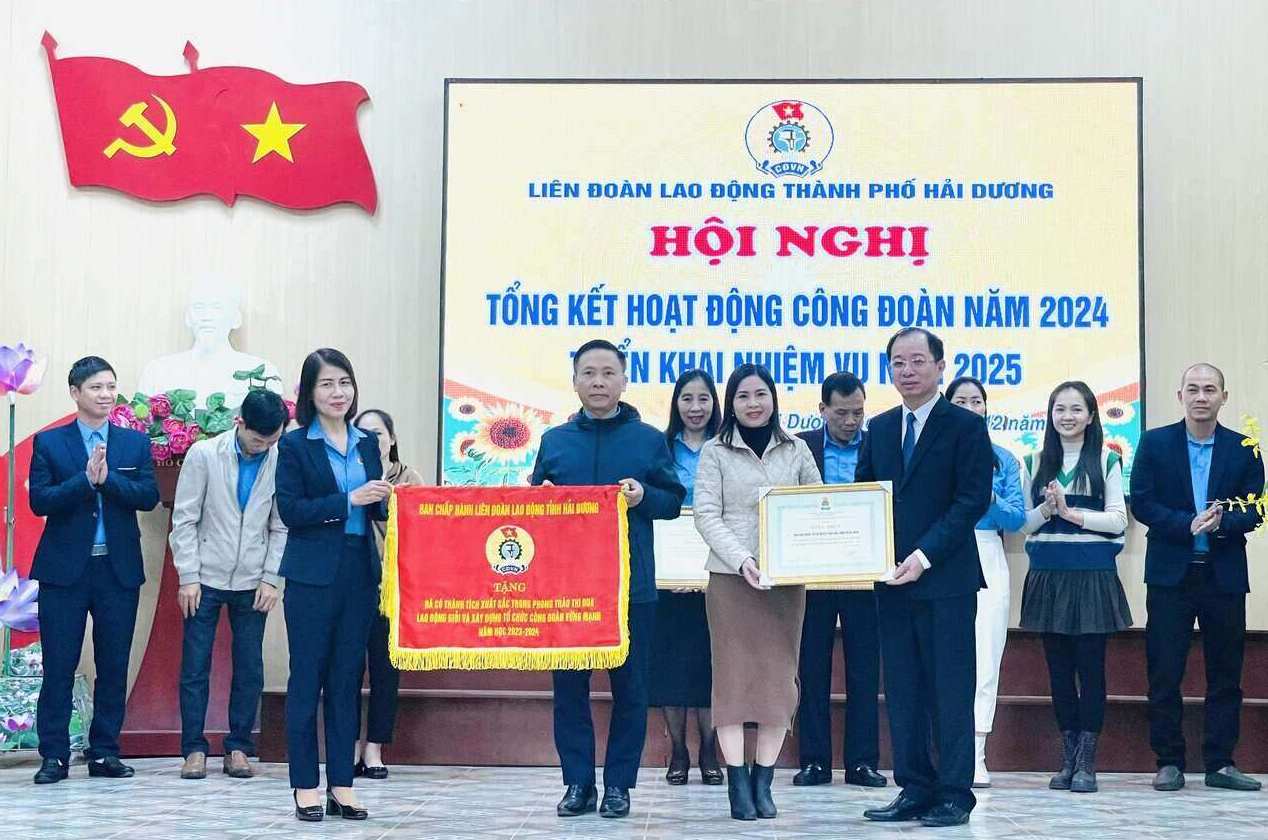 Năm 2024, tổ chức Công đoàn TP Hải Dương đã đổi mới, sáng tạo, thích ứng, linh hoạt trong chỉ đạo, tổ chức thực hiện. Ảnh: Mai Hương