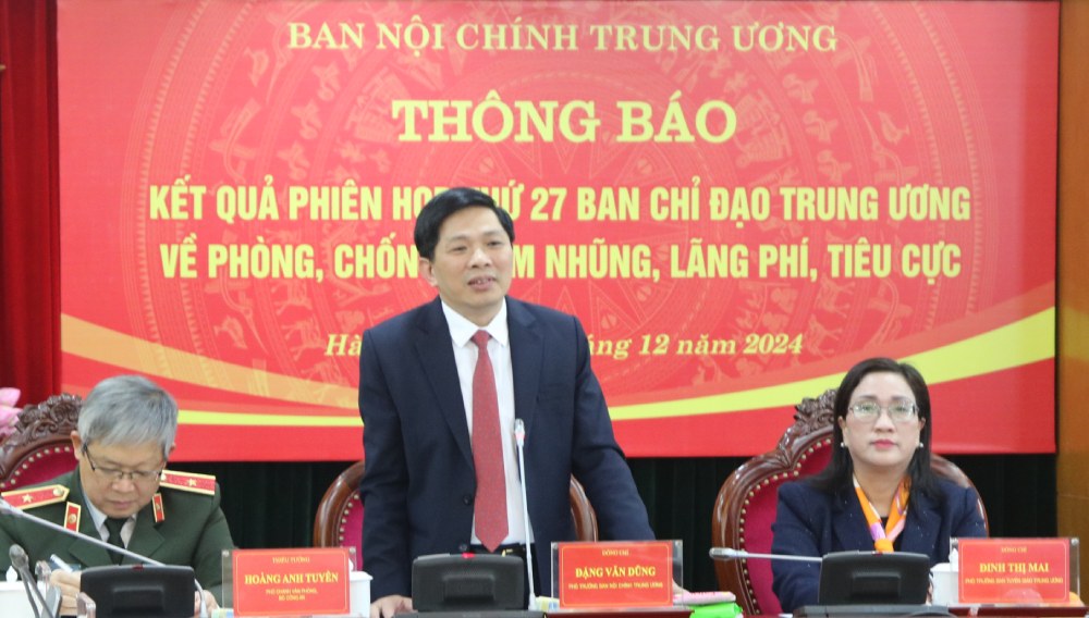 Ong Dang Van Dung - Pho Truong Ban Noi chinh Trung uong. Anh: T.Vuong