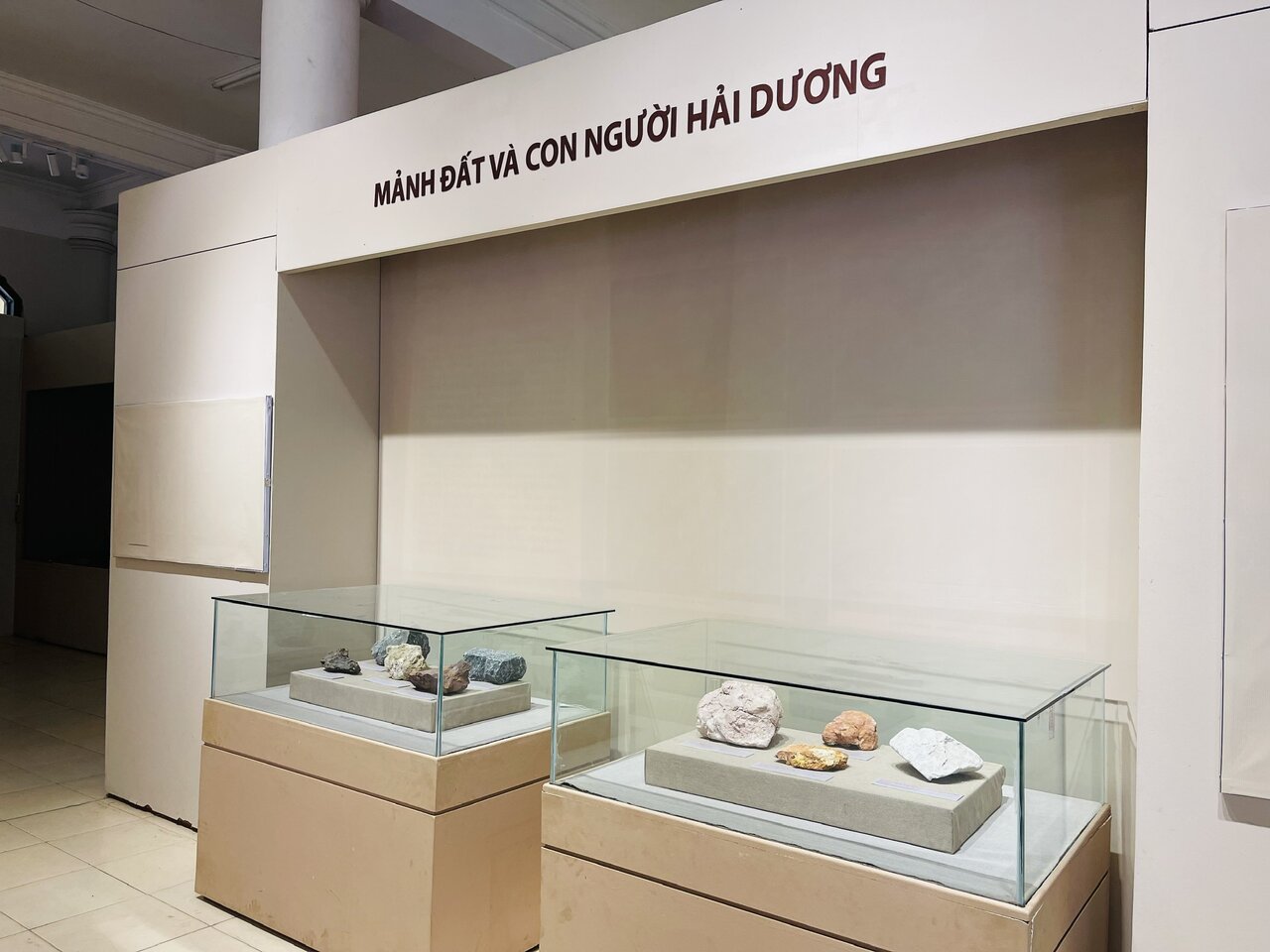 Interior space of the Hai Duong Museum. Photo: Mai Huong