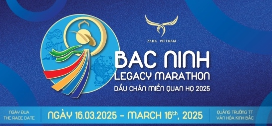 The Bac Ninh Legacy Marathon 2025 will take place in March 2025. Photo: Organizing Committee