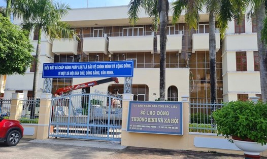 Sau sắp xếp sẽ không còn tên gọi Sở Lao động Thương binh Xã hội tỉnh Bạc Liêu. Ảnh: Nhật Hồ