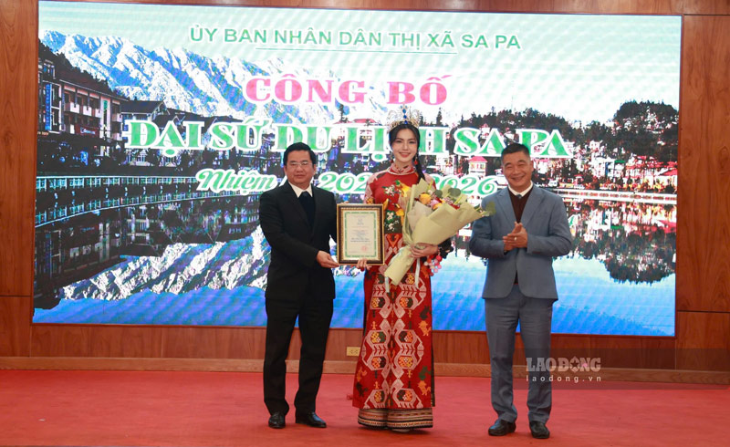 Tan Dai su Du lich Sa Pa Pham Ngoc Quynh. Anh: Dinh Dai