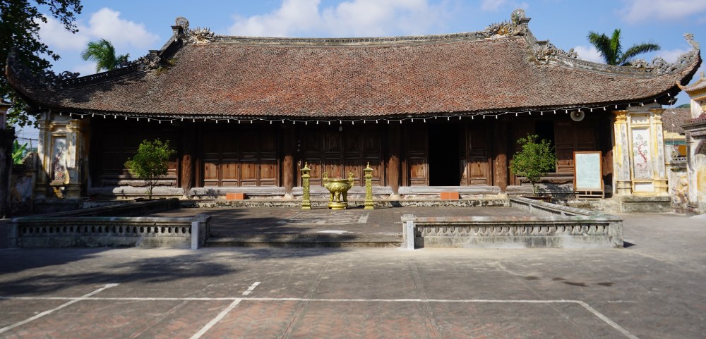 Quan Khai Communal House is the most impressive in architecture and scale in Vinh Bao district, Hai Phong. Photo: Mai Dung