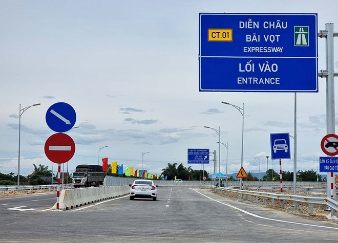 Thu phí cao tốc Diễn Châu - Bãi Vọt từ ngày 5.1.2025