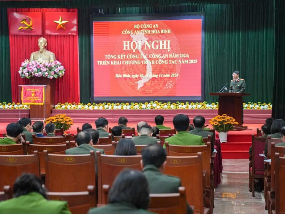 Hòa Bình khởi tố 124 đối tượng phạm tội lĩnh vực kinh tế, tham nhũng, môi trường trong năm 2024. Ảnh: Công an Hòa Bình