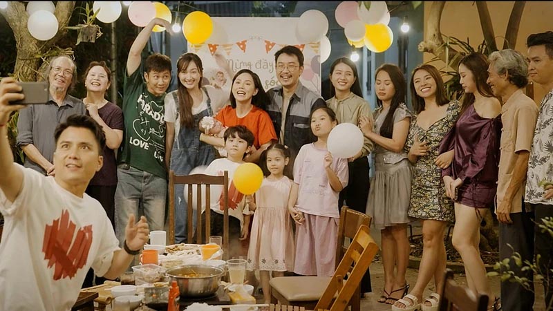 The cast of VFC's primetime drama "Sao Venus shoots heart on Mars". Photo: VFC.