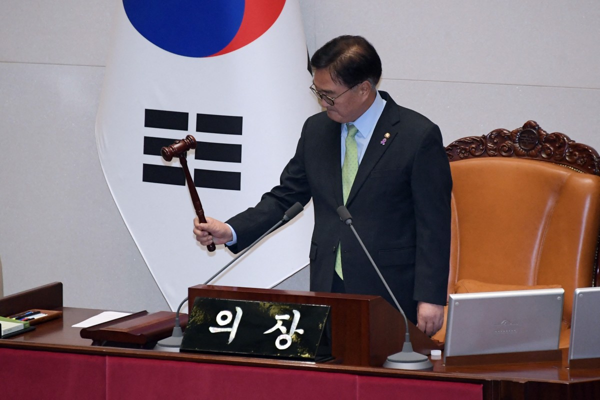 South Korean National Assembly Speaker Woo Won-shik approved the request to lift martial law declared by the South Korean President. Photo: AFP