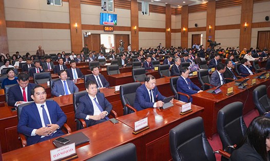 Kỳ họp thứ 21 HĐND thành phố Hải Phòng khóa XVI, nhiệm kỳ 2021 - 2026 khai mạc sáng 4.12. Ảnh: Đàm Thanh