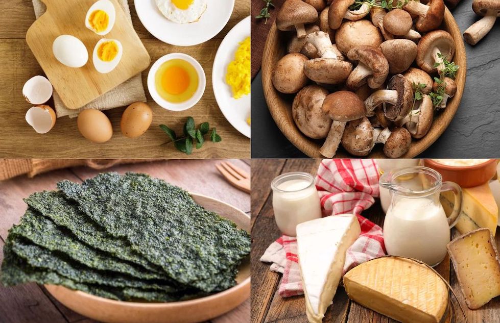 4 foods rich in vitamin B12 for vegetarians. Graphics: Linh Dan