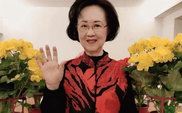 Writer Quynh Dao is the author of "Princess Hoan Chau". Photo: Xinhua.